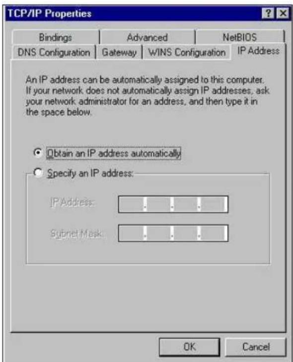 NETGEAR WG121 - Enabling DHCP to Automatically Configure TCP/IP Settings in Windows 98 and Me - 5