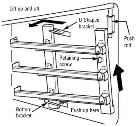 GE ZDP36N4DWSS - To replace the slide assemblies: - 1