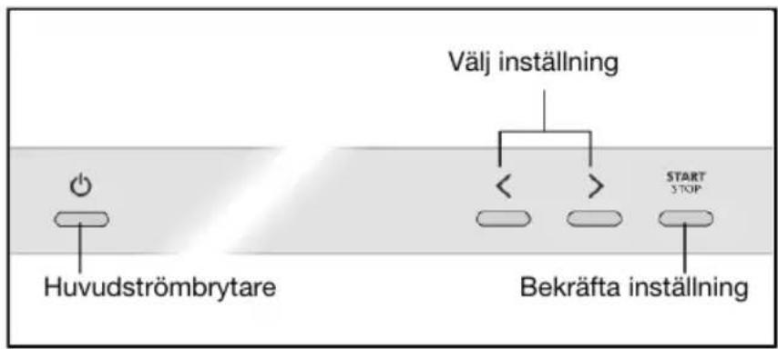 Cylinda DM8316PRO - 2Grundinställningar - 1