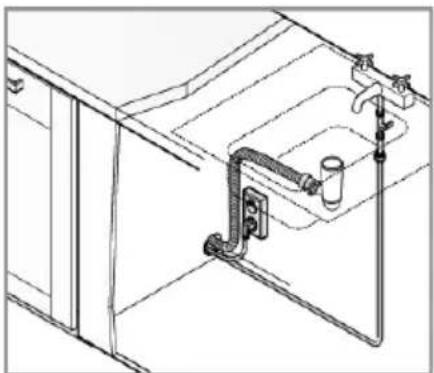 Cylinda DM8316PRO - Drainageconnection - 1
