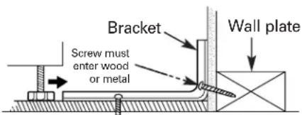 GE JB600WDWW - ANTI-TIP DEVICE INSTALLATION - 1