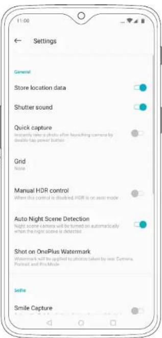 ONEPLUS 6T McLaren Edition - Välja kameraläge och inställningar - 2