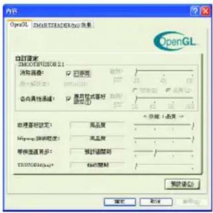 GIGABYTE GV-R96X128DU - OpenGL 設定 - 2