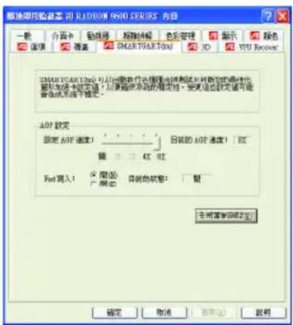 GIGABYTE GV-R96X128DU - SMARTGART(tm)設定頁 - 1