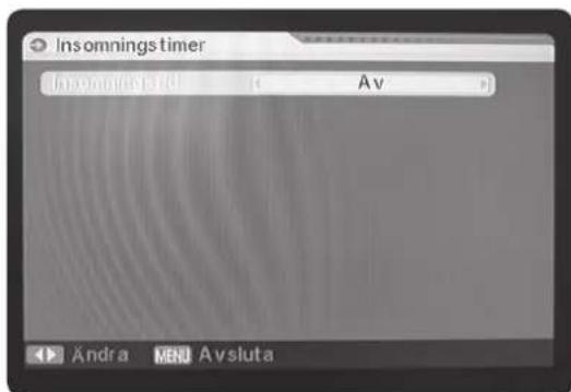 Insomnings timer Insomnings timer (Av)