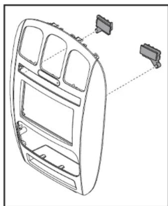 Metra 95-6539 - Sticker notes: - 1