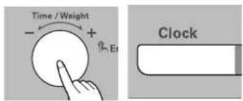Time / Weight - + Pm Ei Clock
