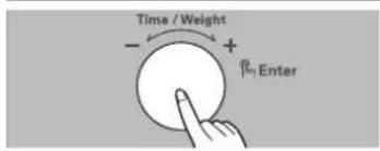 Time / Weight - + Pn Enter