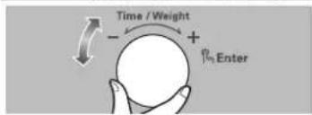 Time / Weight - + Pn Enter