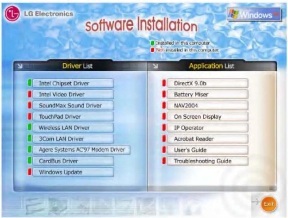 LG LMC40 - Driver re-installation - 1