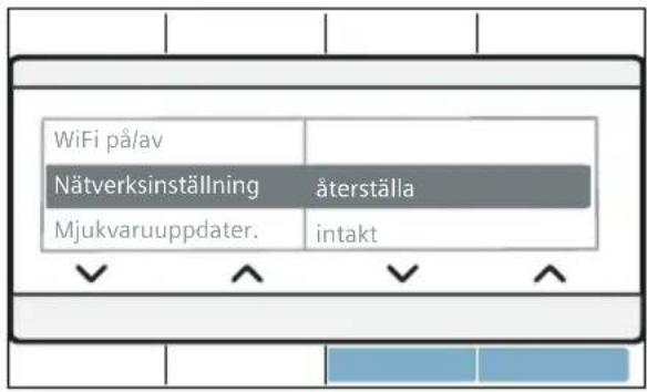BOSCH WTX8HEL9SN - Återställa nätverksinställningarna - 1