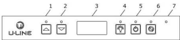 U-Line CLR1215OD - Sabbath Mode - 2