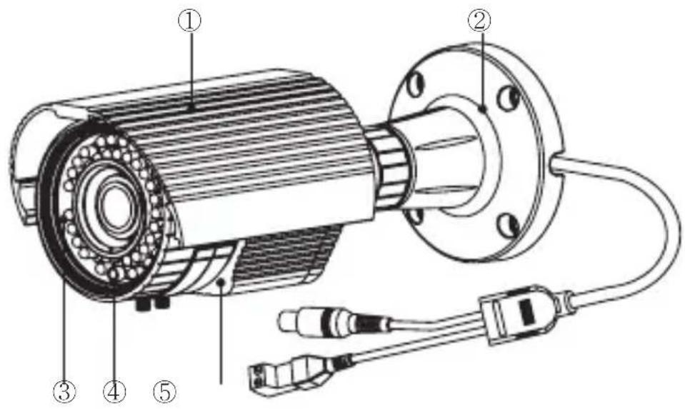Technical diagram of an electric motor with labeled components including stator, rotor, and power connector