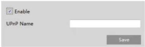 Enable UPnP Name Save