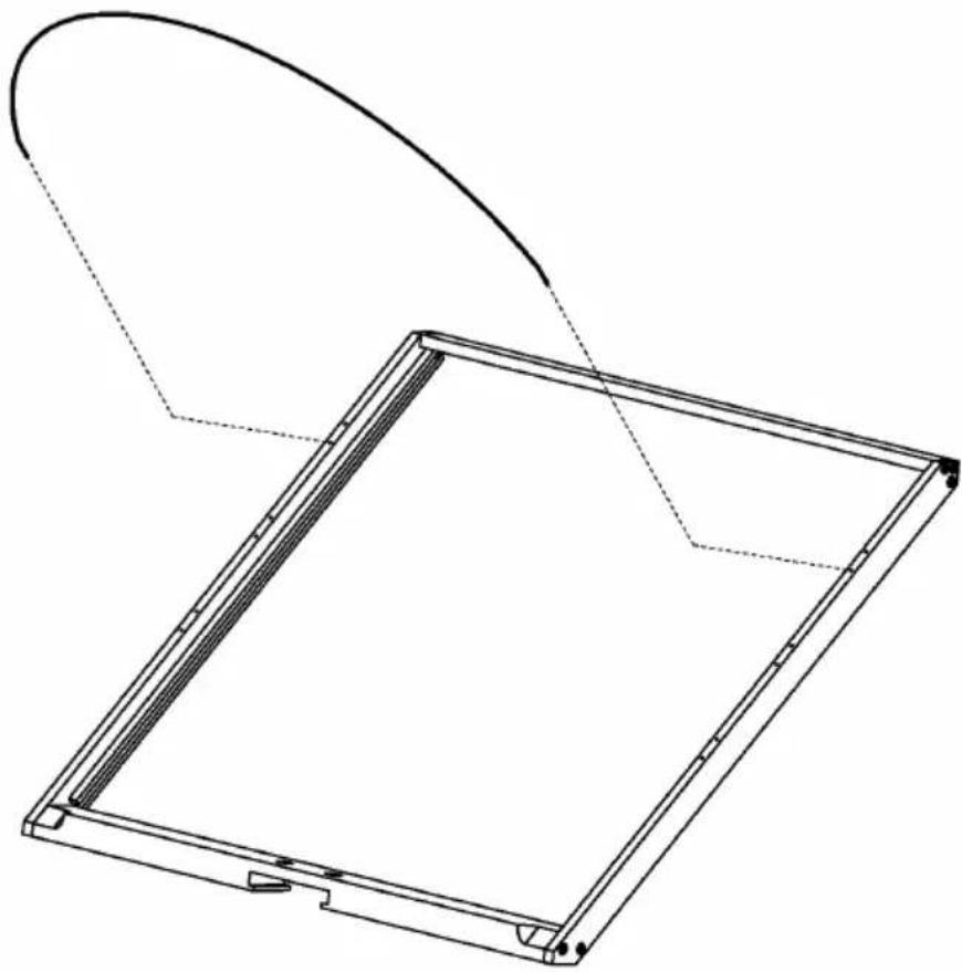 DataVideo LBK-1 - 22" Glass Frame Module and Hood Support Wire - 1