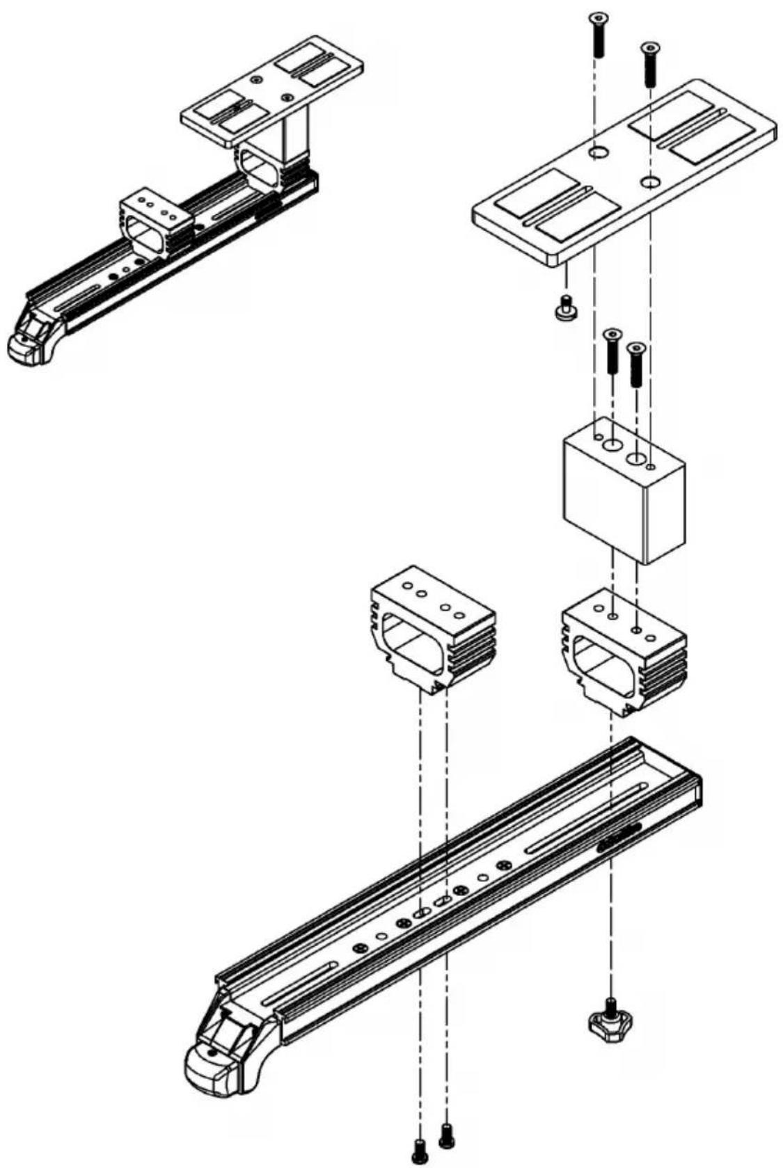 DataVideo LBK-1 - Parts List and Look Back Kit Exploded View - 2