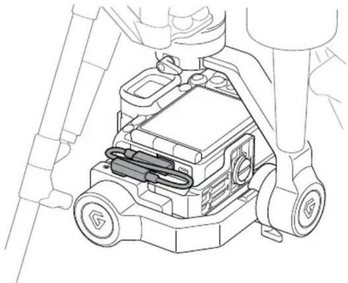 SONY RTK-1 - Make sure that the USB Type-C® cable (gimbal — camera) is properly connected. - 1