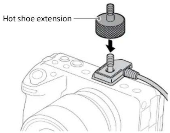 Hot shoe extension