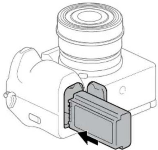 SONY RTK-1 - [1] Inserting a battery pack and memory card - 1