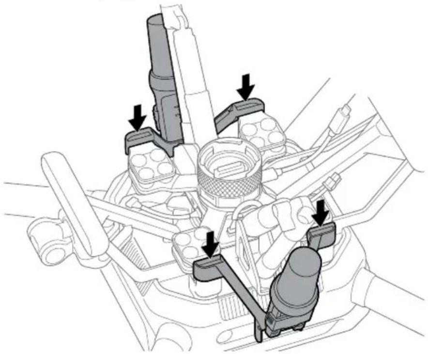 SONY RTK-1 - Place the antenna units for aircraft on the aircraft. - 1