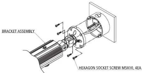 BRACKET ASSEMBLY HEXAGON SOCKET SCREW M5X10, 4EA