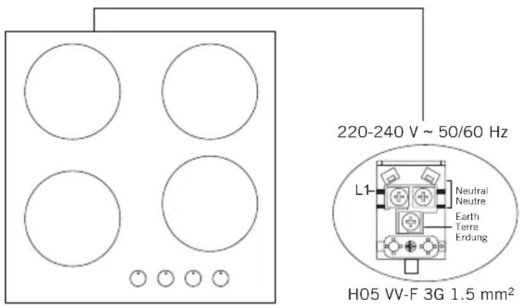 Meireles MVG 4642 N - Esquema de ligação elétrica - 1
