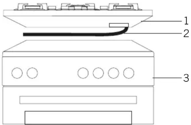 Meireles MVG 4642 N - If Built-In Oven Is Placed Under Cooktop; - 1