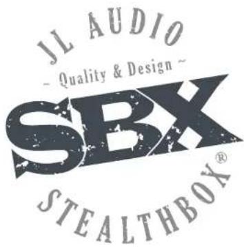 JL Audio Stealthbox SB-GM-SLVCC2/12TW3/BK - ! IMPORTANT - 2
