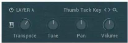 NATIVE INSTRUMENTS LO-FI GLOW - Layer Controls - 1