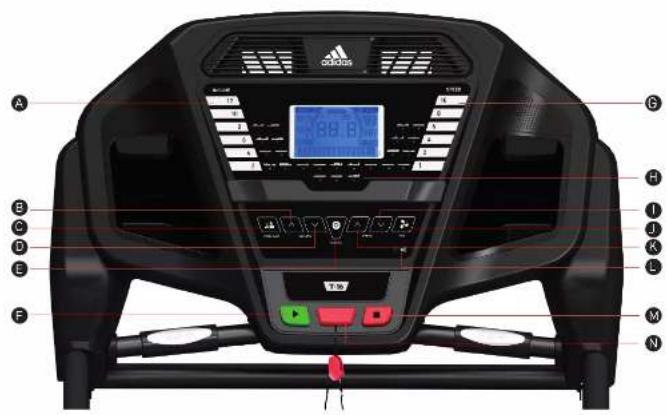 ADIDAS T-16 - TREADMILL T-16 CONSOLE GUIDE - 7