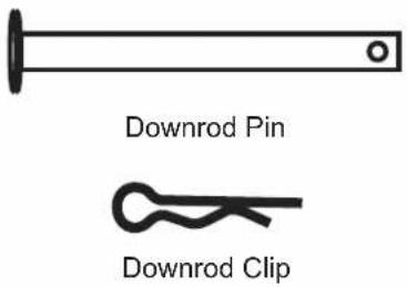 Downrod Pin Downrod Clip