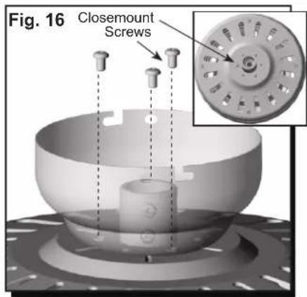 Fig. 16 Closemount Screws