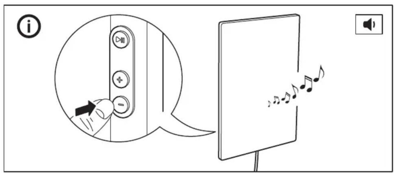 Diagram illustrating audio playback mode with speaker, key switch, and note movement