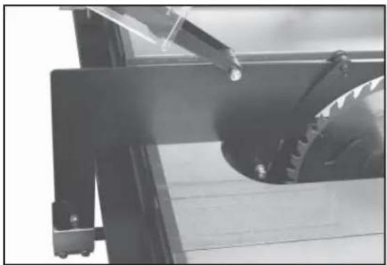 RIKON 10-110 - Blade Guard and Splitter Installation - 4