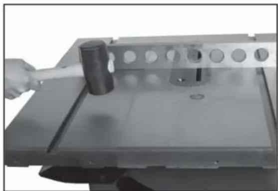 RIKON 10-110 - Installing the Optional Left Wing - 3