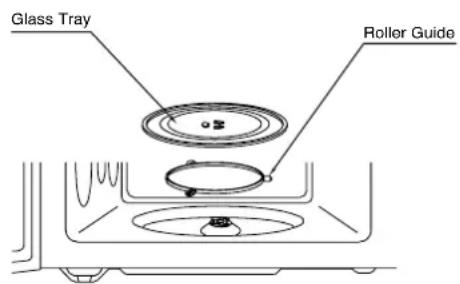 Glass Tray Roller Guide