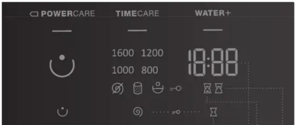 POWERCARE TIMECARE WATER+ 1600 1200 1000 800 18:00