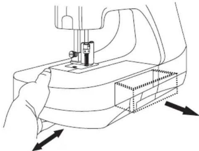 PFAFF smart 350 p - Tillbehörsförvaring - 1