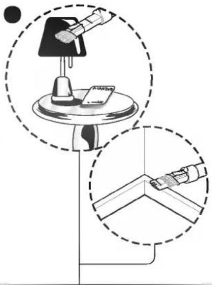 LG V-C7070CEU - Using the cleaning head and Accessory Nozzles - 2