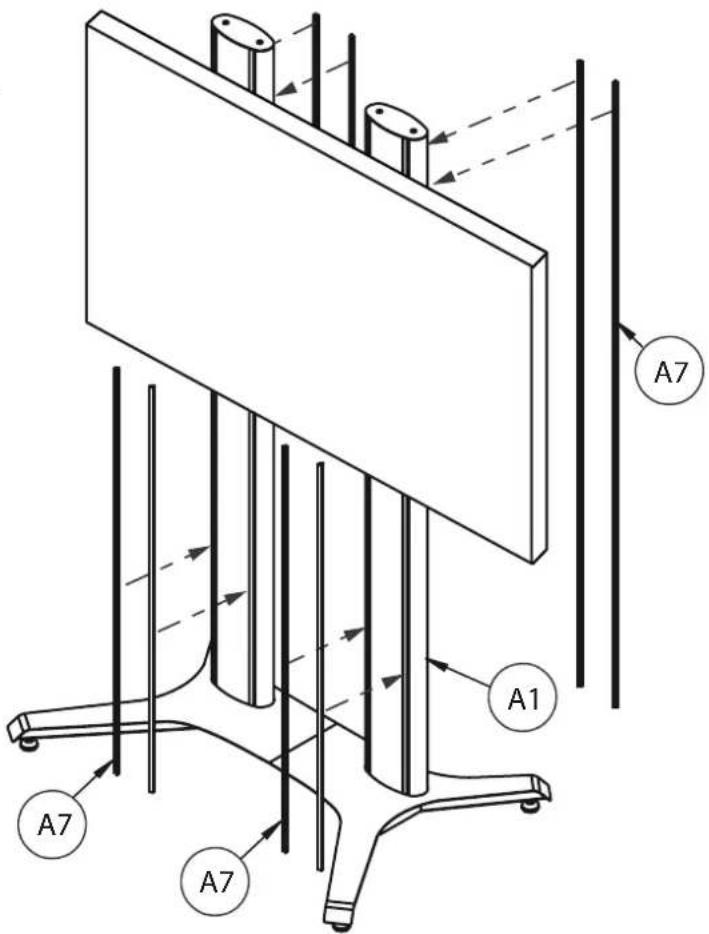 B-Tech BT8709 - ATTACH STRIPS Insert item 47 to the - 2