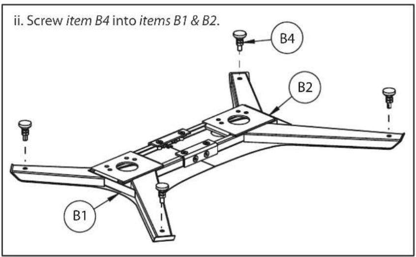 B-Tech BT8709 - ASSEMBLE BASE - 3