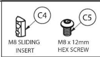 B-Tech BT8709 - HOOK RAILS ONTO MOUNTING BRACKETS - 1