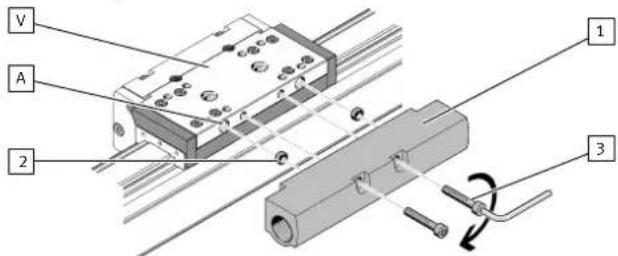 Festo DADP-DGC-18-KF - Mounting shock absorber retainer - 1