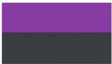 Solid color block image with purple above and dark gray below (no text or symbols)