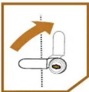 Auray SVRK-9U-S - Installing the Door Lock - 2