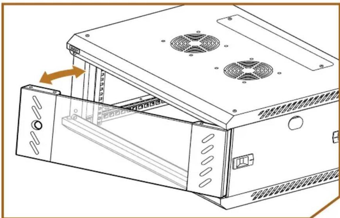 Auray SVRK-9U-S - Attaching the Door - 4
