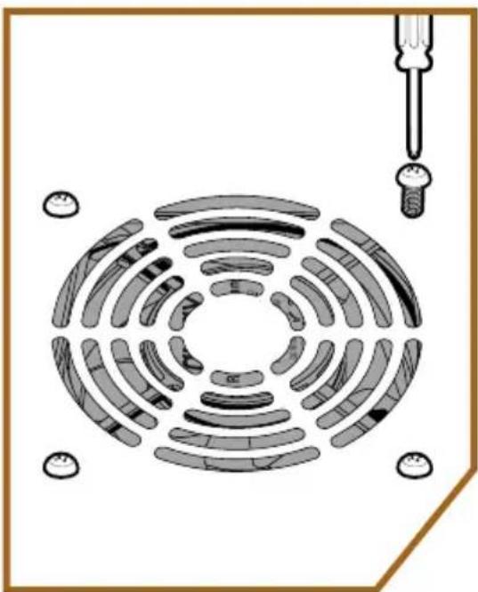 Auray SVRK-9U-S - Attaching the Fans - 2