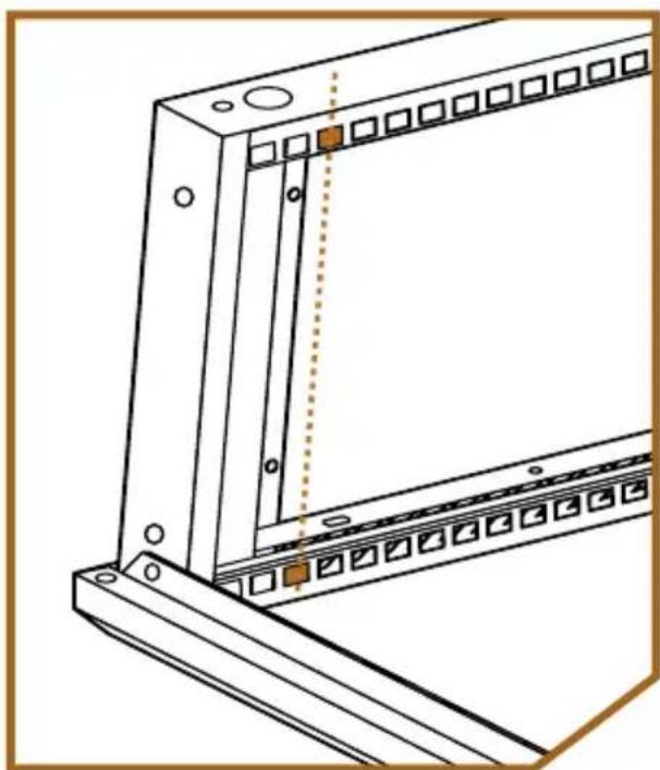 Auray SVRK-9U-S - Assembling the Rack - 3