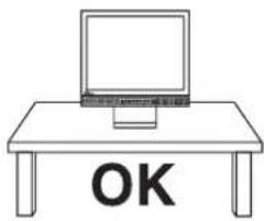 EIZO FlexScan L465 - Place the unit on a strong, stable surface. - 1