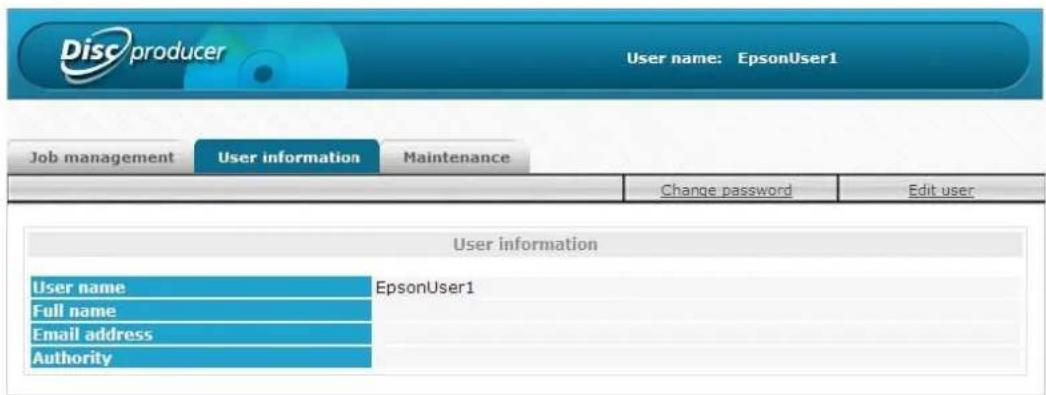 EPSON PP-100N - Checking user information - 2